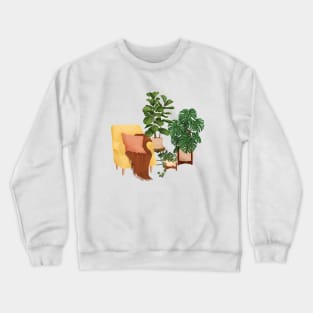 Plants interior Crewneck Sweatshirt